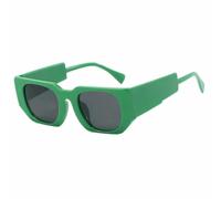 ETETGVG Punk Retro Sunglasses for Women Men Outdoor Driving Fishing Traveling Uv400(Green Gray)