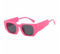 ETETGVG Punk Retro Sunglasses for Women Men Outdoor Driving Fishing Traveling Uv400(Pink Gray)