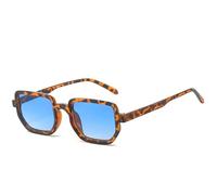 ETETGVG Retro Classic Sunglasse For Women Men Luxury Trend Outdoor Travel Fishing Uv400(Leopard Blue)