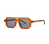 ETETGVG Retro Double Bridges Women Sunglasses Fashion Gradient Eyewear Trending Hollow Leopard Sun Glasses Men Shades,D4