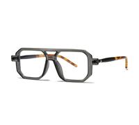 ETETGVG Retro Double Bridges Women Sunglasses Fashion Gradient Eyewear Trending Hollow Leopard Sun Glasses Men Shades,D8