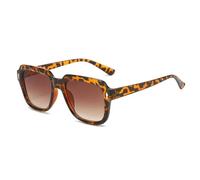 ETETGVG Retro Luxury Sunglasses for Women Men Classic Rivet Outdoors Driving Uv400(Leopard Tea)
