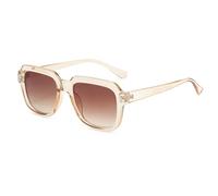 ETETGVG Retro Luxury Sunglasses for Women Men Fashion Classic Rivet Outdoors Driving Uv400(Champagne Tea)