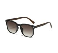 ETETGVG Retro Luxury Sunglasses for Women Men Trendy Travel Driving Uv400(Black Gradient Tea)
