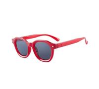 ETETGVG Retro Punk Sunglasses for Women Men Vintage Trendy Rectangle Uv400(Red Grey)