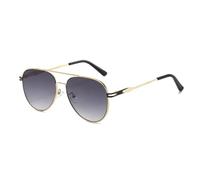 ETETGVG Retro Round Sunglasses for Women Men Fashion Double Beam Outdoors Driving Uv400(Gold Gray)