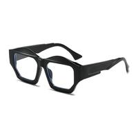 ETETGVG Retro Shaped Sunglasses for Women Men Luxury Irregular Outdoor Drive Uv400(Black Clear)
