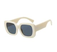 ETETGVG Retro Small Frame Sunglasses for Woman Men's Luxury Outdoor Outdoor Cycling Fishing Uv400(Beige Gray)