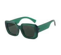 ETETGVG Retro Small Frame Sunglasses for Woman Men's Luxury Outdoor Outdoor Cycling Fishing Uv400(Green Green)