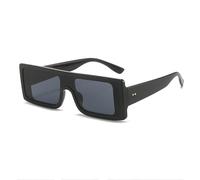 ETETGVG Sunglasses for Woman Men Retro One Piece Outdoors Travel Driving Uv400(Black Gray)