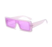 ETETGVG Sunglasses for Woman Men Retro One Piece Outdoors Travel Driving Uv400(Purple Purple)
