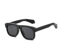 ETETGVG Vintage Sunglasses for Women Men Fashion Luxury Uv400(Black grey)