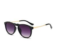 ETETGVG Vintage Sunglasses for Women Men Round Metal Frame Retro(4)