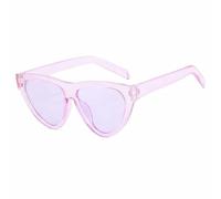 ETETGVG Vintage Triangle Sexy Cat Eye Sunglasses for Women Men Luxury Summer Drive Travel Uv400(Purple Purple)