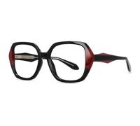 ETETGVG Women's Cat Eye Glasses Vintage Plastic Titanium Big Frame(1)