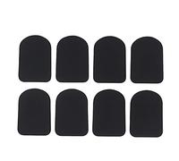 Etfbuy 0.8mm Thick 8PCS Alto Tenor Saxophone Clarinet Mouthpiece Patches Pads Mouthpiece Cushion Black with Adhesive