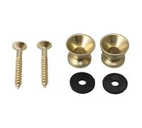 Etfbuy 1 Pair Gold Guitar Strap Buttons Bass Guitar Strap Locks Strap Lock Pins for Electric guitar Bass Acoustic Guitar Ukulele