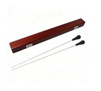 ETFBUY 2 Pieces 14.96 Inch Length Handle Music Conducting Stick with Wooden Professional Conductor Baton Case - Holds 2 Batons