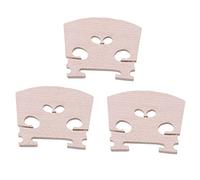 Etfbuy 3PCS 4/4 Full Size Violin Fiddle Bridge Fully Adjusted String Slots and Feet