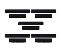 Etfbuy 5 Set Ebony Black 4 string Ukulele Nut and Saddle Guitar Nut Saddle Replacement Parts