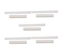 Etfbuy 6 String Bone Bridge Saddle and Nut Made of Real Bone for Acoustic Guitar 5 sets