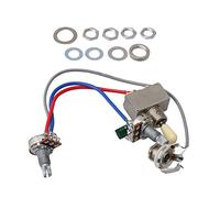 Etfbuy Guitar Wiring Harness 3 Way Toggle Switch 1T1V for Electric Guitar Bass