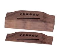 Etfbuy Rosewood Bridge Guitar Bridge Acoustic Guitar Bridge 6 String Bridge Guitar Accessories Parts Set of 20