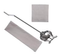 ETFBUY Silver Iron Trumpet Marching Spectrum ClampOn Holder Plating Music Clip Lyre for beginners