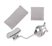 ETFBUY Silver Trumpet Marching Spectrum ClampOn Holder Plating Music Clip Lyre for beginners 160x58x70mm