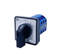 ETFUOEOS 20A Reset Conversion Switch LW26-20/3 Three Section Momentary Dual Power 380V electronic starter Forward Reverse Cam Switch