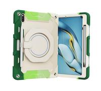 ETGOKJM Case for Huawei MatePad Pro 10.8 Inch 2019/2021 Release,Heavy Duty Shockproof TPU for Kids Kickstand Rugged Protective Cover with Shoulder Strap(Green)