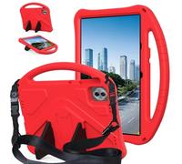 ETGOKJM For Honor Pad 20 12.1 Inch Tablet (Released 2026) Case Kids Lightweight EVA Cover with Adjustable Strap, Shockproof Handle & Kickstand Protective Shell(Red)