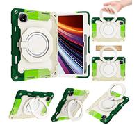 ETGOKJM Kids Case for Honor Pad GT Pro 12.3" / MagicPad 2 Tablet Cover,Heavy Duty Shockproof TPU Kickstand Rugged Protective with Shoulder Strap(Green)