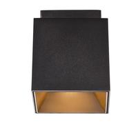Ethan Kitchen Dining Hallway 1-Spot Surface Downlight Square Ceiling Light in Black Nordlux Black One Size