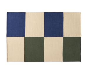 Ethan Cook Flat Works Carpet Hay Peach green check - W 200 x L 300 cm - 5710441296324