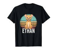Ethan - Cute Boy Name with Cute Lion T-Shirt
