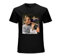 Ethan Peters Hannah Montana Shirt Harajuku Hipster Streetwear Women Men Fashion Trend Tops Ropa Hombre Tee Short Sleeve T-Shirt Black M