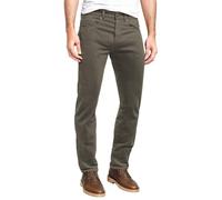 ETHANOL Men's Slim Stretchy Casual Corduroy Pant, 21950-olive, 34W x 32L