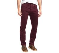 ETHANOL Men's Slim Stretchy Casual Corduroy Pant, 21950-wine, 36W x 32L