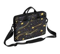 Ethebre Cartoon Starry Sky Pattern Laptop Bag 15 Inch Laptop Sleeve Computer Bag with Shoulder Strap Slim Business Briefcase for Women Men Messenger Bag Laptop Case for Work Office Travel