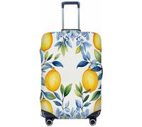 Ethebre Ethnic Lemon Fruit Elastic Luggage Covers, Protective Suitcase Cover Dustproof Scratch Resistant Stretch Luggage Protector for Business Trip Travel, XL for 29-32 in Suitcases