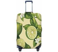 Ethebre Retro Fruit Lemon Painting Elastic Luggage Covers, Protective Suitcase Cover Dustproof Scratch Resistant Stretch Luggage Protector for Business Trip Travel, XL for 29-32 in Suitcases