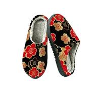 Ethebre Traditional Japanese Cherry Blossom House Slippers 9.5-10.5