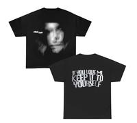 Ethel Cain 2025 Tour T-Shirt - If You Love Me Keep It to Yourself Bootleg Music Tee - Fan Gift for Men/Women (Black,L)
