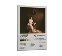 Ethel Cain Album Preacher's Daughter Posters Aesthetic Vintage Wall Art Canvas Poster Decorative Painting Living Room Bed Room Decor 08x12inch(20x30cm) Frame-style
