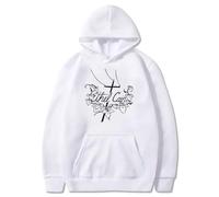 Ethel Cain Logo Hoodies Willoughby Tucker Forever Tour Merch Women Men Fashion Long Sleeve Sweatshirts (White,XL)