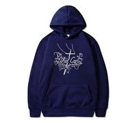 Ethel Cain Logo Hoodies Willoughby Tucker Forever Tour Merch Women Men Fashion Long Sleeve Sweatshirts (Navy,XL)