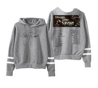 Ethel Cain The Willoughby Tucker Forever Tour 2025 Hoodie Women Men Pocketless Parallel Bars Sleeve Sweatshirt (Grey,L)