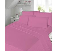 Ethel May Extra Large Luxury Pillowcase Pair, Polycotton 180 Thread Count, 21 X 31 To Fit Large Pillow, Box Pillow, Pillow Cover Elegant Comfort, By Papa Jones Ltd, Rose