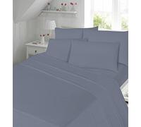 Ethel May Extra Large Luxury Pillowcase Pair, Polycotton 180 Thread Count, 21 X 31 To Fit Large Pillow, Box Pillow, Pillow Cover Elegant Comfort, By Papa Jones Ltd, Grey
